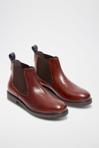 Stivaletti Beatles in pelle Zian - Marrone
