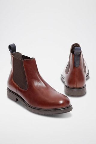 Stivaletti Beatles in pelle Zian - Marrone