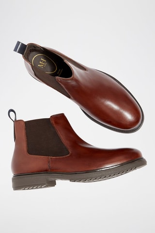 Stivaletti Beatles in pelle Zian - Marrone