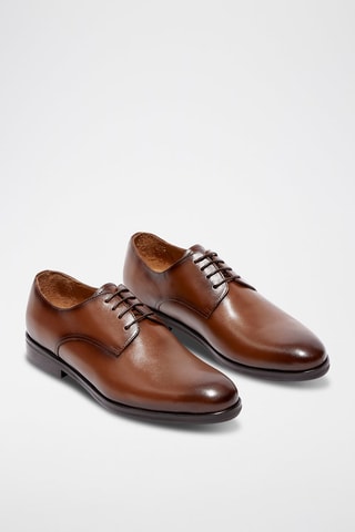 Stringate in pelle Avenor - Marrone