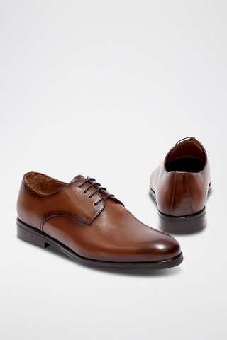 Stringate in pelle Avenor - Marrone