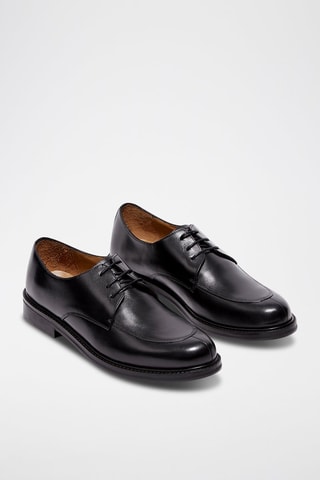 Stringate in pelle Corven - Nero