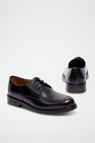 Stringate in pelle Corven - Nero