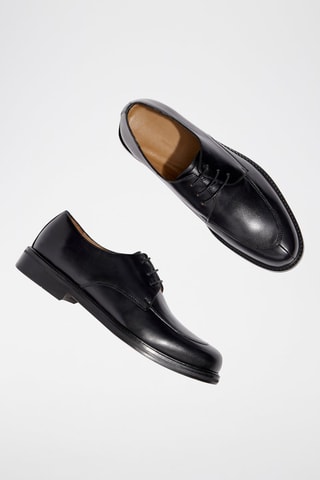 Stringate in pelle Corven - Nero