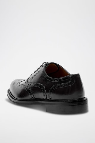 Oxford in pelle Lioren - Nero