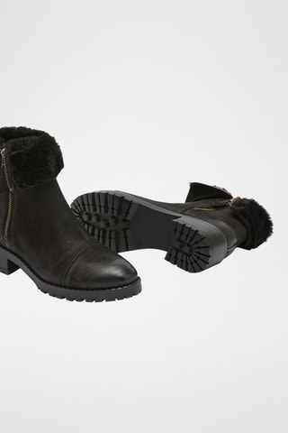 Stivaletti in pelle Oli - Nero