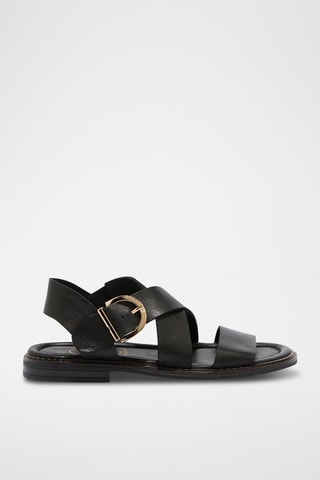 Sandali in pelle Orelyane - Nero