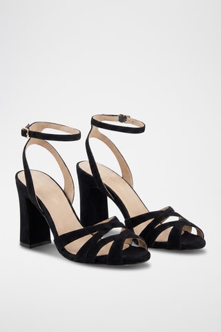 Sandali in pelle Etia - Nero