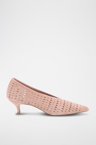Décolleté in pelle Fanyta - Marrone