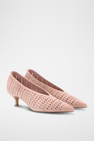 Décolleté in pelle Fanyta - Marrone