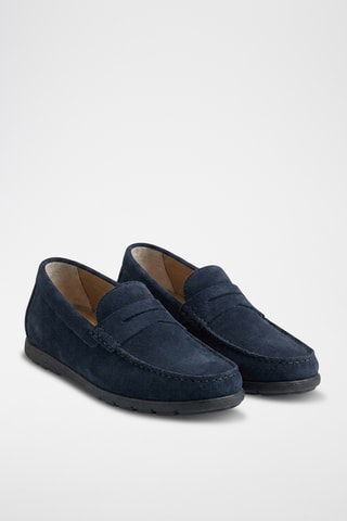 Mocassini in pelle Henry - Navy
