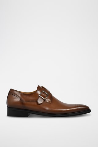 Stringate in pelle Sebastian - Marrone