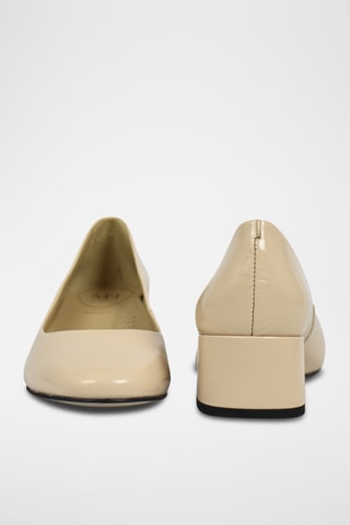 Décolleté in pelle Ninon - Beige