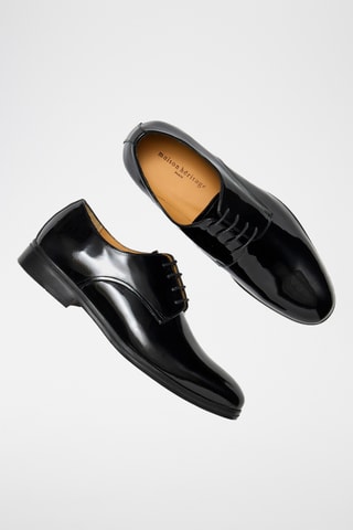 Oxford in pelle Avenori - Nero