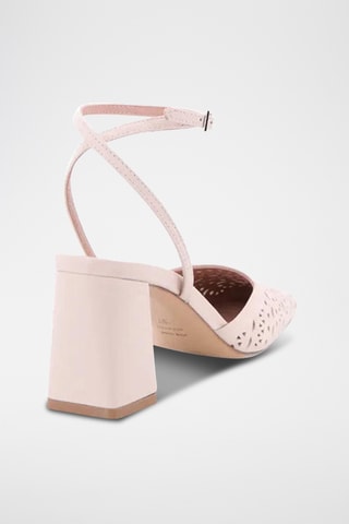 Décolleté in pelle Lornia - Marrone