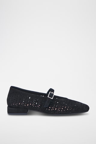 Scarpe baby in pelle Dossia - Nero
