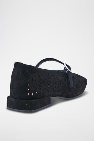 Scarpe baby in pelle Dossia - Nero