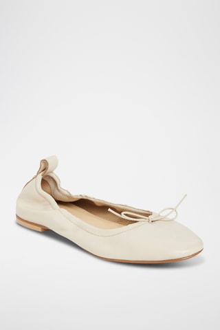 Ballerine in pelle Aryiane - Bianco