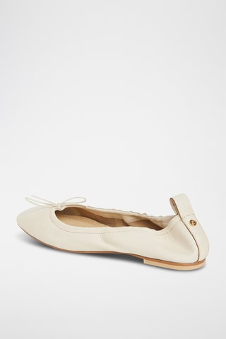 Ballerine in pelle Aryiane - Bianco
