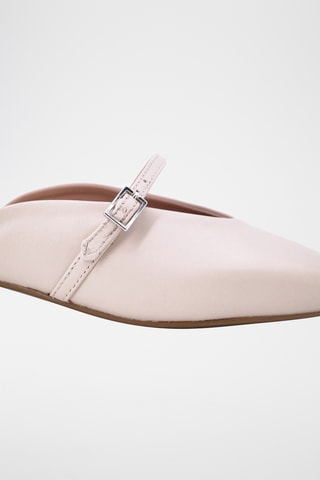 Ciabatte in pelle Mika - Bianco