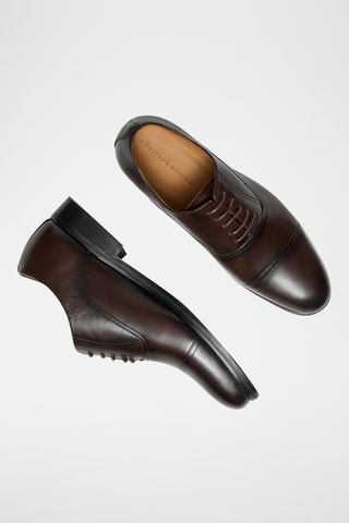 Oxford in pelle Orio - Marrone
