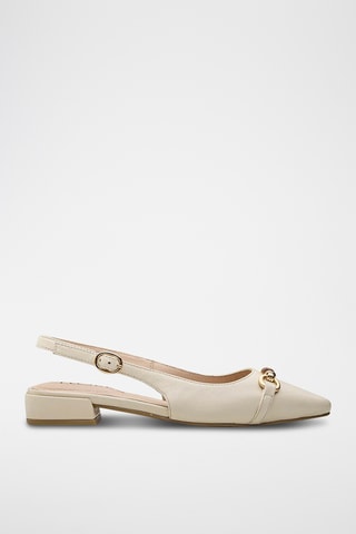 Décolleté in pelle Fyrane - Bianco