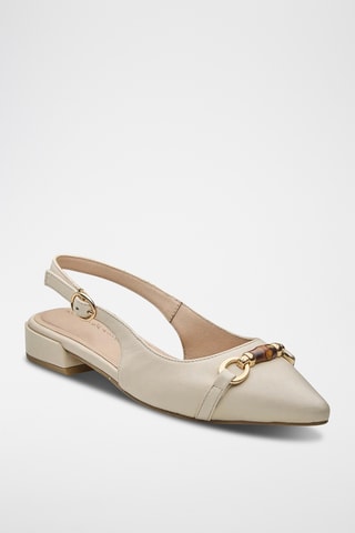 Décolleté in pelle Fyrane - Bianco