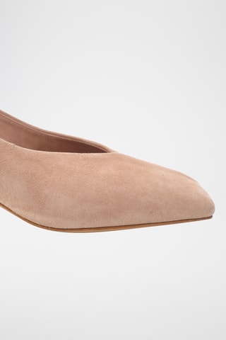 Décolleté in pelle Dorla - Marrone