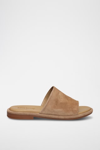 Ciabatte in pelle Macaria - Beige