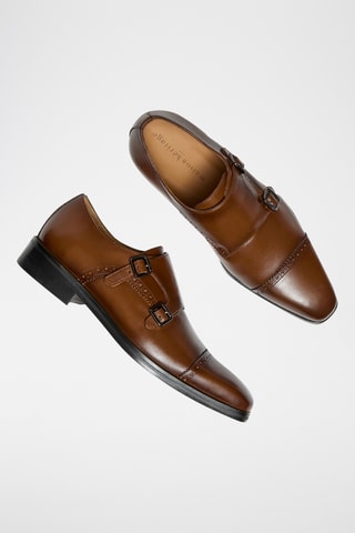 Stringate in pelle Elvan - Marrone
