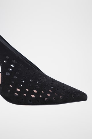 Décolleté in pelle Finia - Nero