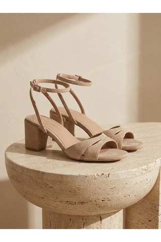 Sandali in pelle Ciria - Beige