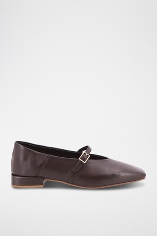 Scarpe baby in pelle Domi - Marrone