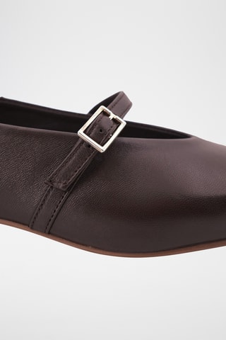 Scarpe baby in pelle Domi - Marrone