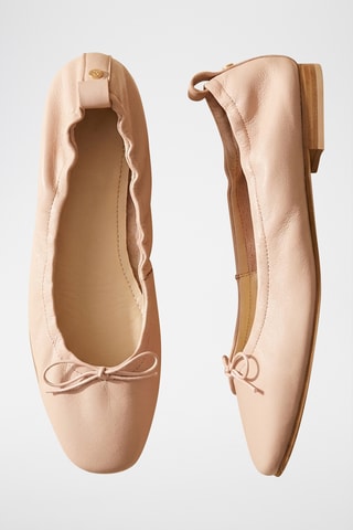 Ballerine in pelle Aryiane - Rosa