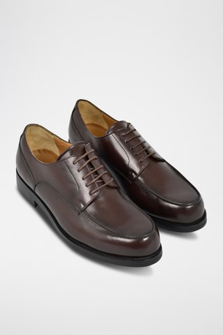 Stringate in pelle Rupert - Marrone