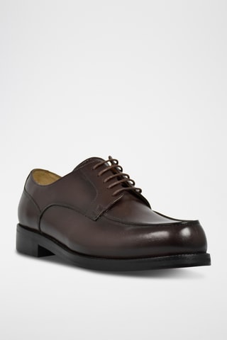 Stringate in pelle Rupert - Marrone