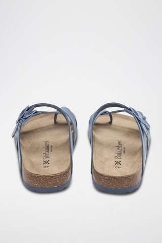Sandali in pelle - Blu