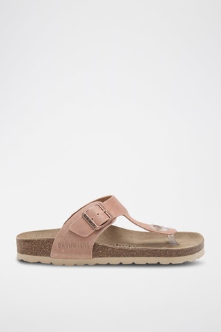 Sandali in pelle - Rosa