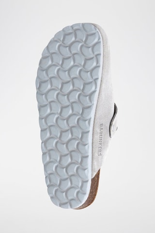 Sabot in pelle scamosciata - Grigio