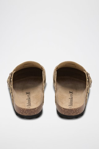 Sabot in pelle scamosciata - Marrone