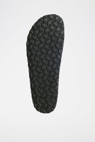 Ciabatte in pelle - 
Nero