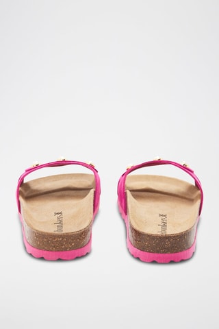Ciabatte in pelle scamosciata - Rosa