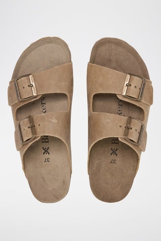 Ciabatte in pelle - Beige