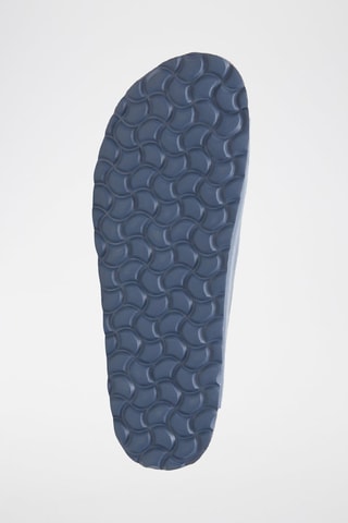Ciabatte in pelle - Blu