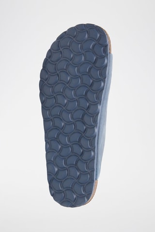 Ciabatte in pelle - Blu