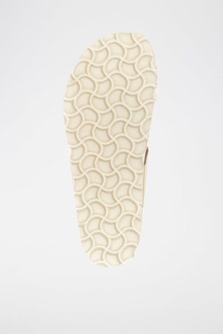 Ciabatte in pelle - 
Beige