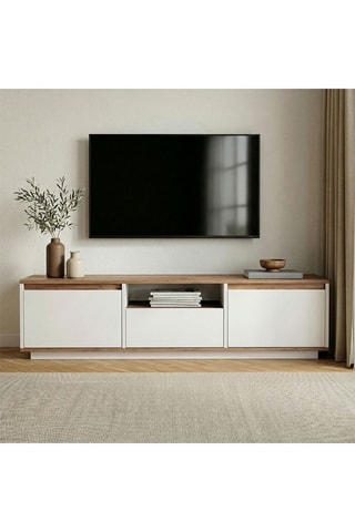 Meuble TV 3 abattants Sentinel - 160 x 42 x 29,5 cm