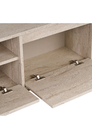 Meuble TV 3 abattants - 160 x 42 x 29,5 cm