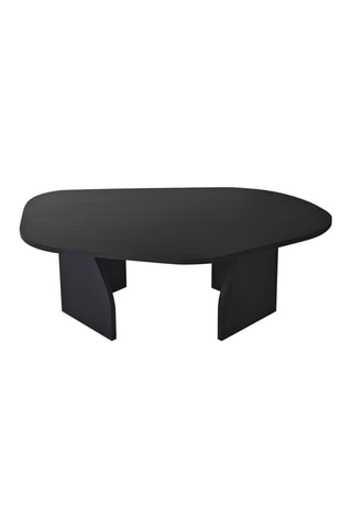 Table basse Rock - Noir - 100 x 35 x 60 cm